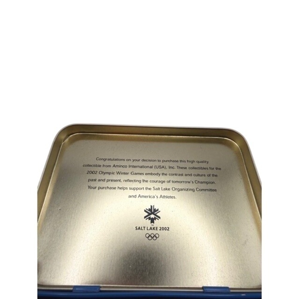 Salt Lake 2002 Olympic Pins Set w/ Tin Police Fire First Responder Collectible - Picture 2 of 5